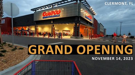 Costco in clermont florida - It will be the fifth Greater Orlando location for the popular warehouse chain. A new Costco store is coming to Clermont. It will be built on a 19-acre parcel of the 140-acre parcel of open land on State Route 50 (West Colonial Drive), northeast of Magnolia Pointe Boulevard. An exact opening date has not been set but it will be sometime in 2022.